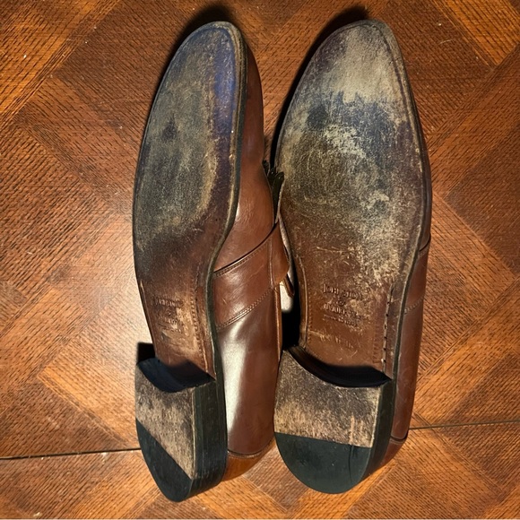 JOHNSTON & MURPHY DOMANI ITALIAN MEN’S LEATHER DRESS SHOES - Picture 8 of 14